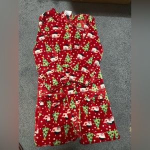 Vineyard Vines Kids’ High Pile Hooded One Piece Christmas Pajamas